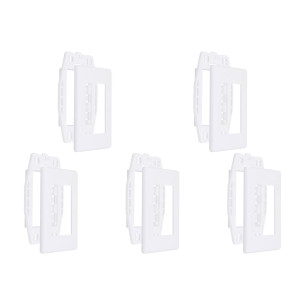 Kit C/5 - Placa Steck Linha Stella Branca 4X2 - 3 Modulos...