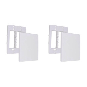 Kit C/2 - Placa Steck Linha Stella Branca 4X4 - Cega Com ...