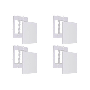 Kit C/4 - Placa Steck Linha Stella Branca 4X4 - Cega Com ...