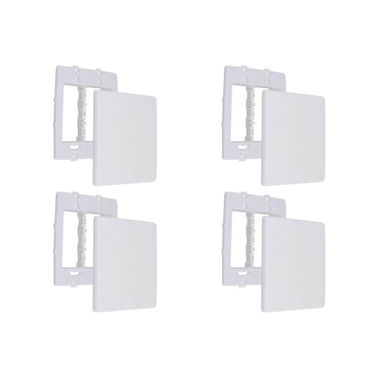 Kit C/4 - Placa Steck Linha Stella Branca 4X4 - Cega Com ...