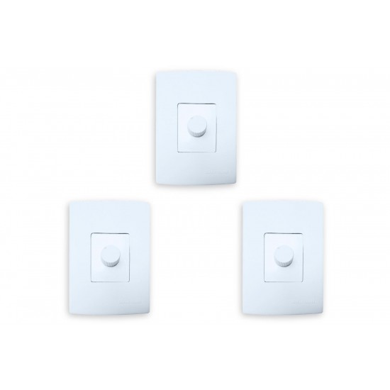 Kit C/3 - Dimmer Rotativo Qualitronix Bivolt Qd32