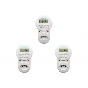 Kit C/3 - Timer Digital Qualitronix Bivolt Qtd01