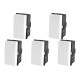 Kit C/5 - Modulo Pial Pop Branco 1 Simples 10A Lg010