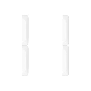 Kit C/4 - Placa Pial Pop Branca 4X2 - Cega Lgp20