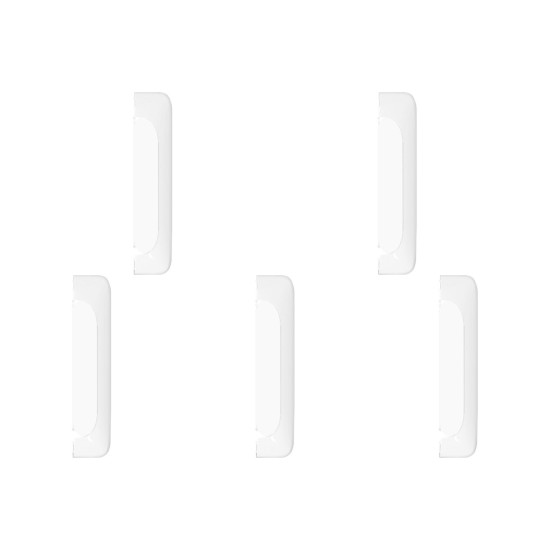 Kit C/5 - Placa Pial Pop Branca 4X2 - Cega Lgp20