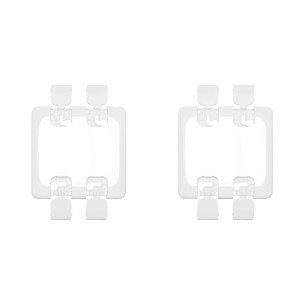 Kit C/2 - Placa Pial Pop Branca 4X4 - Cega Lgp40