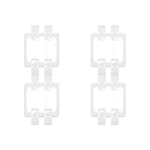 Kit C/4 - Placa Pial Pop Branca 4X4 - Cega Lgp40