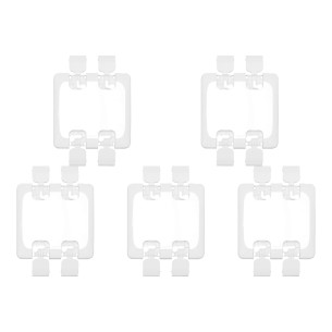 Kit C/5 - Placa Pial Pop Branca 4X4 - Cega Lgp40