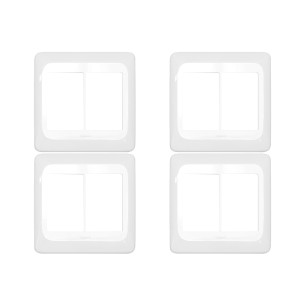 Kit C/4 - Placa Pial Pop Branca 4X4 - 3 Modulos+3 Modulos...