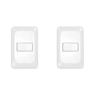 Kit C/2 - Conjunto Pial Pop Modulo Com Placa 4X2 - 1 Para...