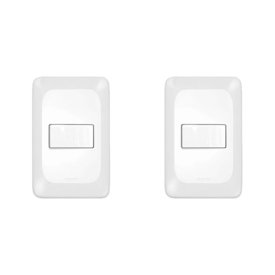 Kit C/2 - Conjunto Pial Pop Modulo Com Placa 4X2 - 1 Para...