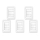 Kit C/5 - Conjunto Pial Pop Modulo Com Placa 4X2 - 3 Para...