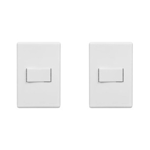 Kit C/2 - Conjunto Steck Linha Stella Com Placa 1 Simples...