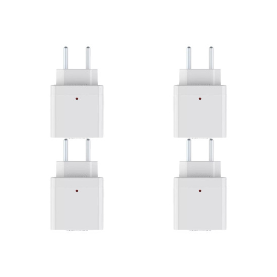 Kit C/4 - Plug Protetor De Tensao Qualitronix 2 Polos 10A...