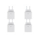 Kit C/4 - Plug Protetor De Tensao Qualitronix 2 Polos 10A...