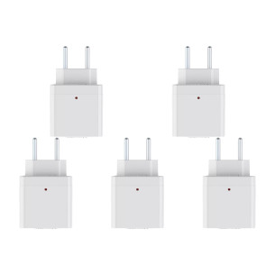 Kit C/5 - Plug Protetor De Tensao Qualitronix 2 Polos 10A...