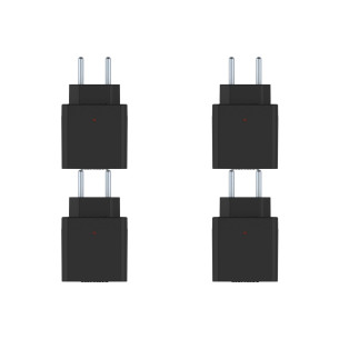 Kit C/4 - Plug Protetor De Tensao Qualitronix 2 Polos 10A...