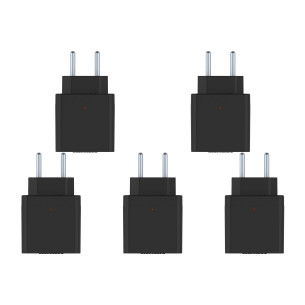 Kit C/5 - Plug Protetor De Tensao Qualitronix 2 Polos 10A...