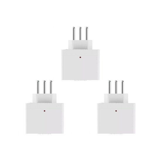 Kit C/3 - Plug Protetor De Tensao Qualitronix 2 Polos + T...