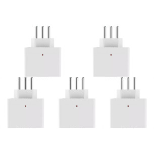 Kit C/5 - Plug Protetor De Tensao Qualitronix 2 Polos + T...