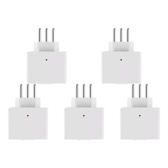 Kit C/5 - Plug Protetor De Tensao Qualitronix 2 Polos + T...