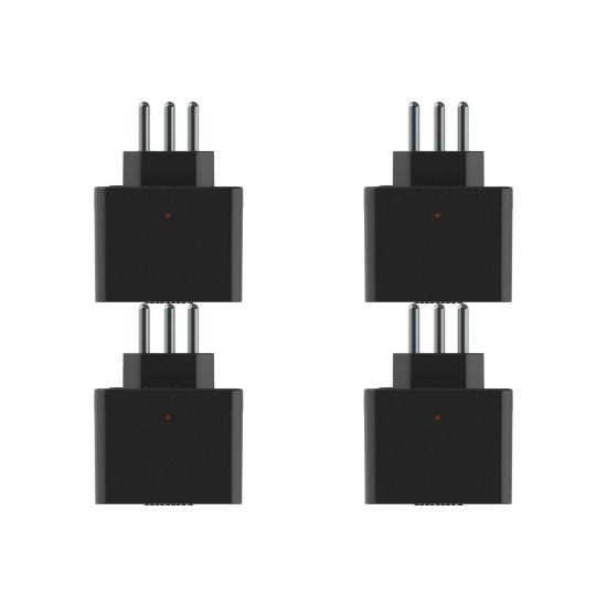 Kit C/4 - Plug Protetor De Tensao Qualitronix 2 Polos + T...