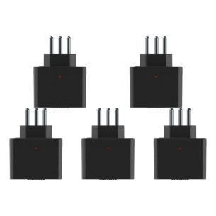 Kit C/5 - Plug Protetor De Tensao Qualitronix 2 Polos + T...
