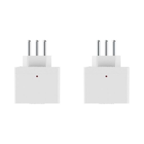 Kit C/2 - Plug Protetor De Tensao Qualitronix 2 Polos + T...