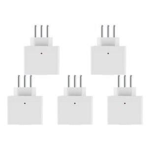 Kit C/5 - Plug Protetor De Tensao Qualitronix 2 Polos + T...