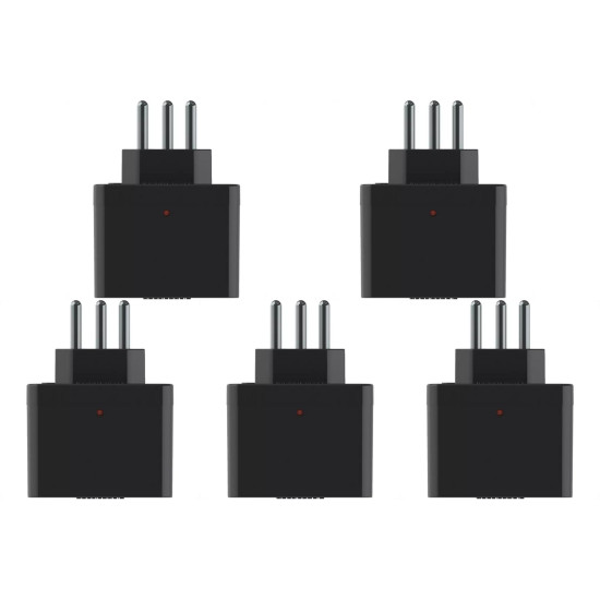 Kit C/5 - Plug Protetor De Tensao Qualitronix 2 Polos + T...