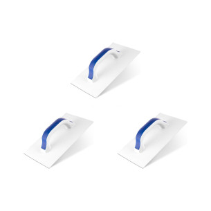 Kit C/3 - Desempenadeira Pvc Roma Grafiato 14 X 27Cm - 590 L