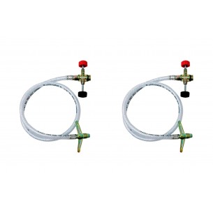 Kit C/2 - Transferidor De Gas P13 para P2 Com Registro