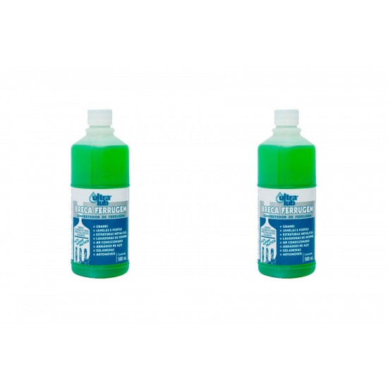 Kit C/2 - Removedor Neutralizador Convertedor. De Ferrugem Ultra 500Ml Kit C/2 - Removedor Neutralizador Convertedor. De Ferrugem Ultra 500Ml