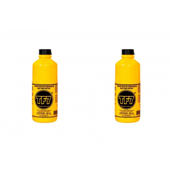 Kit C/2 - Removedor Neutralizador Convertedor. De Ferrugem Tf7 500Ml Kit C/2 - Removedor Neutralizador Convertedor. De Ferrugem Tf7 500Ml
