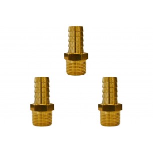 Kit C/3 - Adaptador Espigao Fixo Macho Garden 3/4X3/4
