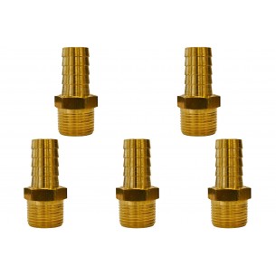 Kit C/5 - Adaptador Espigao Fixo Macho Garden 3/4X3/4
